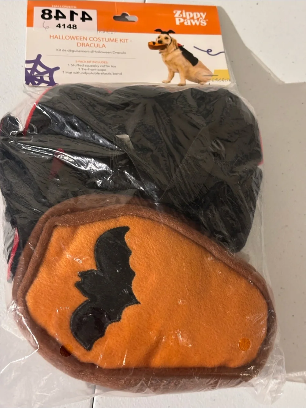 Dracula dog costume